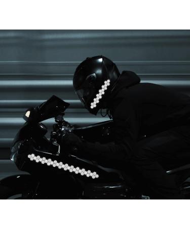 Biomar Labs Hexagon Reflective Stickers Set - 71 Self-Adhesive Bike Safety Reflectors (Black) - Premium Reflex Film for Enhanced Visibility - Buy Online on GoSupps.com