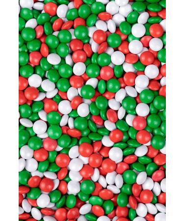 Coloured Milk Chocolate Beans - 30g or 100g - Cake Cupcake & Cookie Decoration Sprinkles (Red White & Green 30g) Red White & Green 30 g (Pack of 1) - Buy Online on GoSupps.com
