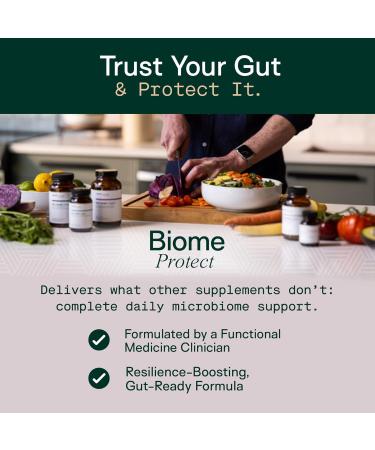 Adapt Naturals 4-in-1 Biome Protect Prebiotics Probiotics Supplement Postbiotics & Polyphenols for Microbiome Gut Health & Defense for Women & Men 30 Day Supply 60 Count (Pack of 1) - Buy Online on GoSupps.com