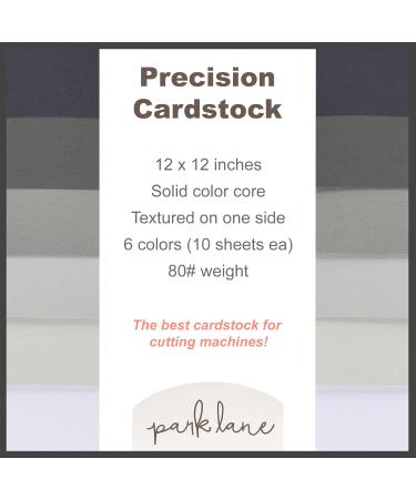 Cardstock 12x12 Variety Pack 60 Sheets | Premium 80lb Textured Scrapbook Paper | Double Sided Card Stock for Crafts | Black & Gray - Buy Online on GoSupps.com