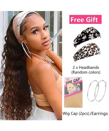 G&T Blonde Curly Headband Wig for Black Women | Heat-Resistant Wet & Wavy Synthetic Wig 1B30 - Buy Online on GoSupps.com