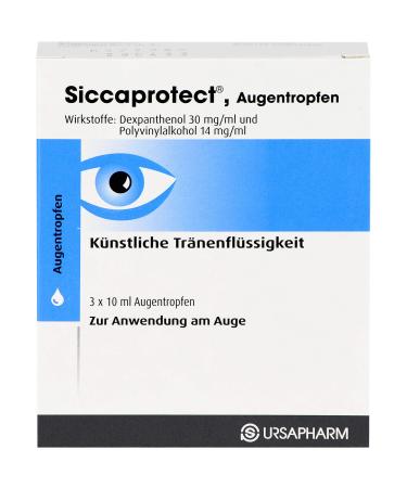 Siccaprotect eye drops 3x10 ml