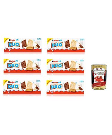 Italian Gourmet E.R. Ferrero Special Set of 6 Children's Biscuits with Milk and White Chocolate 150 g + Italian Gourmet Polpa 400 g