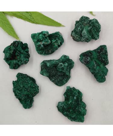 1PC Natural Malachite Raw Stone Crystal Rough Ore Rock Collectible Specimen Home Room Decor Gift Stone Mineral Specimen - Buy Online on GoSupps.com
