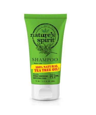 Nature's Spirit Scalp Soothing Tea Tree Oil Shampoo 2.5 Ounce