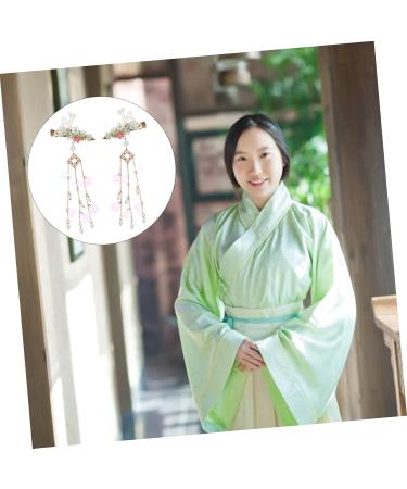 Angoily 3 Pairs Butterfly Hair Clip Chinese Hair Sticks Retro Hair Chopstick Hair Barrettes for Women Floral Hair Accessories Antique Tassel Hair Barrette Girls Hanfu Metal Walk Miss - Buy Online on GoSupps.com