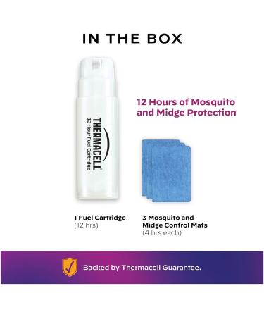Thermacell Midge and Mosquito Protector Standard Refill Pack Compatible All Thermacell Fuel Powered protectors 1 count (Pack of 1) Mats and Gas Single - Buy Online on GoSupps.com