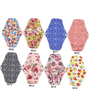 HAPINARY 5pcs Reusable Period Pads | Mama Cloth Pads | Washable Menstrual Napkin | Portable Towel Cloth | Printing Warp Pad - Buy Online on GoSupps.com