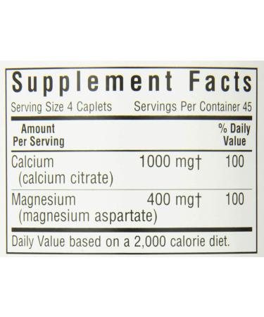 Bluebonnet Nutrition Calcium Citrate & Magnesium 180 Caplets - Premium Bone & Muscle Support - Buy Online on GoSupps.com