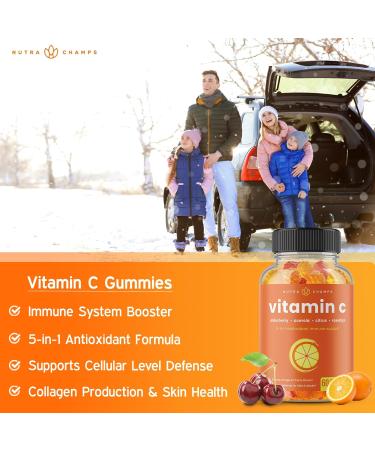 NutraChamps Biotin Gummies and (2-Pack) Vitamin C Gummies Bundle - Buy Online on GoSupps.com