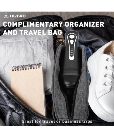 Water Dental Flosser with 7 Tips - Portable Rechargeable Oral Irrigator | IPX7 Waterproof 4 Modes | Travel-Friendly 320ml Tank - Black - Buy Online on GoSupps.com