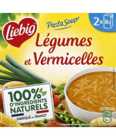 Liebig Vegetable & Vermicelli Soup - 2 x 30cl cartons