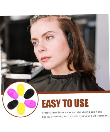 Beatifufu 3 Pairs Silicone Ear Covers Ear Protectors Ear Covers When Coloring Hair Ear Caps for Hair Dye Ear Water Protection Hair Coloring Ear Covers Reusable Ear Covers Ear Shower Caps - Buy Online on GoSupps.com