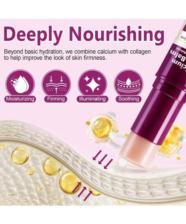 ZIXAOK Calcium Multi-Balm Stick - Hydrating & Firming Eye Neck & Face Treatment Korean Wrinkle Core Stick for Deep Moisture Skin Elasticity & Smoothing Portable Anti-Aging Balm - Buy Online on GoSupps.com