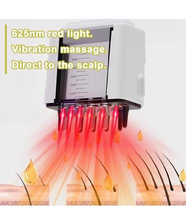 ACBOOR 2-in-1 Electric Hair Oil Applicator & Scalp Massager Brush for Hair Treatment & Essential Oils - Buy Online on GoSupps.com