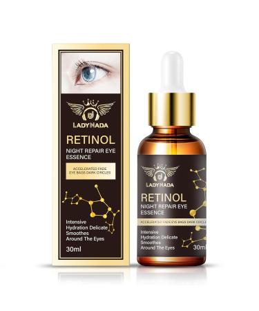 DJ LADY NADA Double Trouble Anti-Aging Duo Collagen Face Cream & Retinol Eye Serum Set for Women and Men | Hydrating Day & Night Wrinkle Care with Hyaluronic Acid & Vitamin E - Buy Online on GoSupps.com