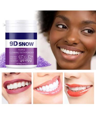 9D Purple Teeth Whitening Powder Color Corrector Tooth Cleaning Powder Strengthening Collagen Teeth & Gums Enamel-Safe Sensitive Care Stains Remover Freshen Breath Daily Oral Care 80g/Pack (1) - Buy Online on GoSupps.com