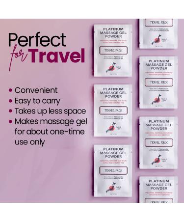 2 x Premium Nuru Massage Gel Powder | 5g Travel Sachet | Made in Japan | Paraben & Glycerine Free | Pack of 2 - Buy Online on GoSupps.com