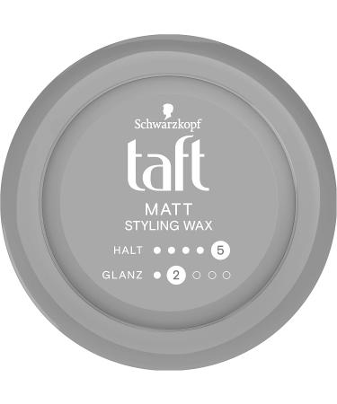 Taffeta Matt Styling Wax - Long-Lasting Hair Wax (75 ml) | 24h Hold & Matt Finish for Perfect Styles - Buy Online on GoSupps.com