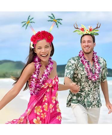 HOXIEYA Palm Tree Summer Headband - Hawaiian Beach Party Hair Accessory - Buy Online on GoSupps.com