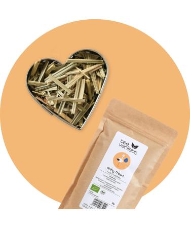 teeverliebt Baby Dream - 100% Organic Herbal Tea with Lady's Mantle Blackberry Leaves & Rosemary | 60g - Natural Sleep Aid for Babies - Buy Online on GoSupps.com