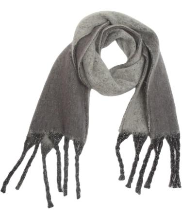 Hanxiulin Women's Cashmere Triangular Scarf - Cozy Long Winter Scarf Gray Neck Warmer - Buy Online on GoSupps.com