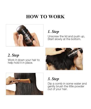 Magic Master Keratin Root Touch Up - Semi-Permanent Hair Chalk & Dye Pen for Gray Cover (Medium Brown - Buy Online on GoSupps.com