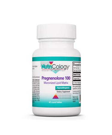 Nutricology Pregnenolone 100 60 Scored Tablets