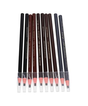Healvian Natural Eyebrow Makeup Set 10 Pencils With Draw Line Ideal For All Women