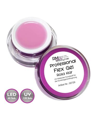 Professional Flexible Builder Gel - Pink Thick Viscosity Flexgel Nail Gel (UV LED 5ml) - Perfect for Salon & DIY Use - International Shipping Available - Buy Online on GoSupps.com