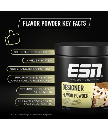 ESN Designer Flavor Powder Vanilla Mocca 250g - Low-Calorie Sweet Flavoring | Quality Made in Germany - Buy Online on GoSupps.com