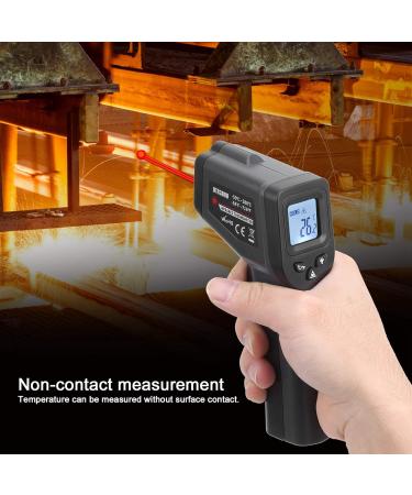 DT8380D Handheld Infrared Thermometer - 50 C to 380 C | Contactless Digital Temperature Meter with LCD Backlight for Industrial Use - Buy Online on GoSupps.com