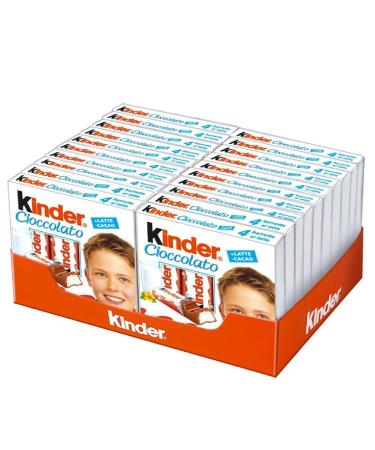 Idea Shopping Center Knder Chocolate Bars x 20 Boxes of 4 x 50g Bars