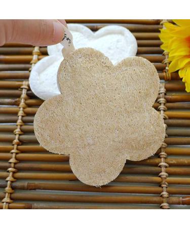 Shakven Natural Sponges - Compostable Sponges with Double-Sided - Kitchen Dish Towel Reusable Dish Sponge Dish Scrubbing Sponges for Home Kitchen Flowers - Buy Online on GoSupps.com