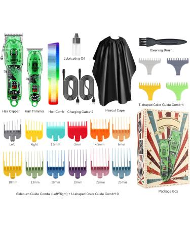Buy Cordless Electric Hair Clippers - Men's Haircut Kit with 16 Guide Combs for Home & Salon Use - Buy Online on GoSupps.com