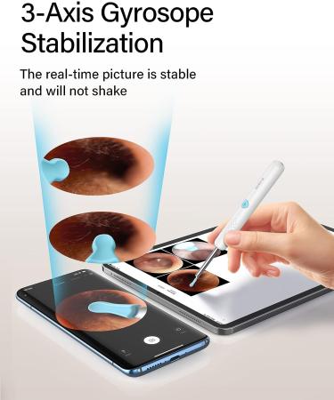 BEBIRD Ear Camera 1080P HD Endoscope Ear Wax Remover Tool | 6 LED Lights, iPhone & Android Compatible | For Kids & Adults - Buy Online on GoSupps.com