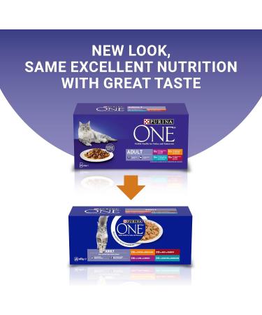 Purina ONE Adult Cat Mini Fillets in Gravy - 40x85g | High-Quality Wet Cat Food - Buy Online on GoSupps.com