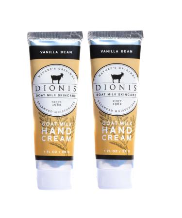 Dionis Goat Milk Hand Cream 2 Piece Travel Gift Set - Vanilla Bean