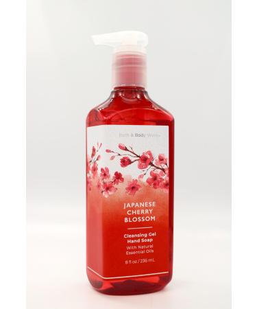 Japanese Cherry Blossom Bath and Body Cleansing Gel Hand Soap 8 fl oz
