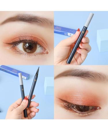 Liquid Eyeliner Waterproof | 1ml Waterproof Smudge Proof Eyeliner | Liquid Liner for Precise Definition Quick Drying Formula Eye Makeup for Bold Looks Black - Buy Online on GoSupps.com