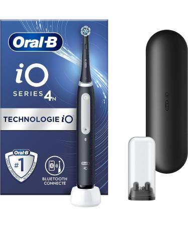 Oral-B iO 4N Electric Toothbrush black with Bluetooth 1 brush 1 travel case