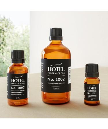 AirScent Hotel Diffuser Oil No. 1002 - Lemongrass Jasmine Amber - Hotel Scent Dupe - Premium Fragrance Oil for Ultrasonic and Waterless Diffusers and Crafting - 10 mL .34 fl oz Glass Dropper Bottle 0.34 Fl Oz (Pack of 1) - Buy Online on GoSupps.com
