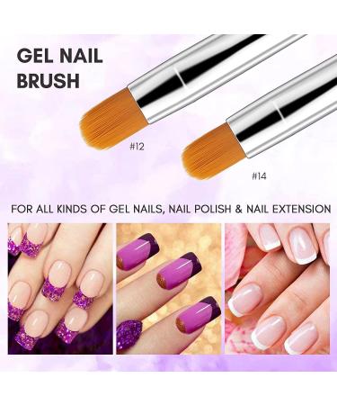 Makartt 7-Part Nail Art Brush Set | Multi-Functional UV Gel & Poly Extension Brushes | DIY Nail Design Tools - Buy Online on GoSupps.com