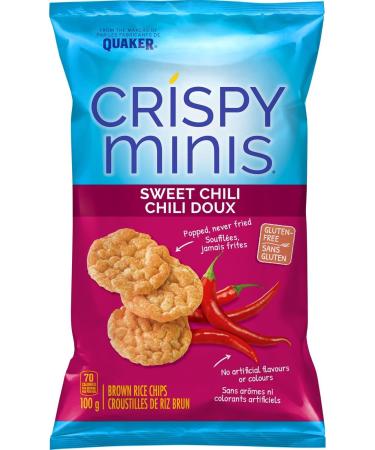 Crispy Minis Sweet Chili Flavour Brown Rice Chips Multi-Pack 100g (Pack of 12) Sweet Chili 8.33 g (Pack of 12) - Buy Online on GoSupps.com