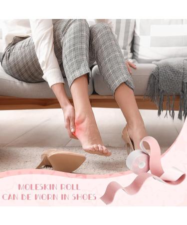 Soft Cotton Moleskin Roll for Feet | Blister Prevention Tape | Extra Soft Plush Moleskin for Sensitive Skin | Ideal for Blisters, Calluses, Corns | 4 Pieces, 2 x 5 yd - Buy Online on GoSupps.com