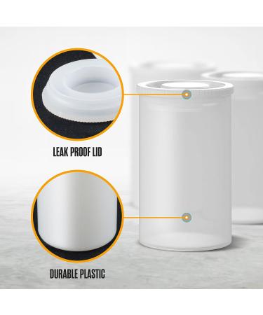 Houseables 60 Pack Film Canisters with Caps - 35MM Empty Camera Reel Containers for Rockets - White 8 OZ - Films Developing Processing Tube - Small Accessories Storage - Buy Online on GoSupps.com