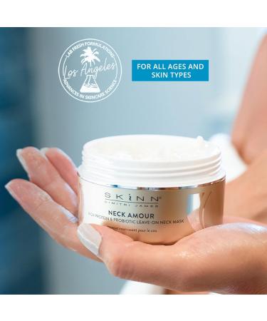 SKINN Neck Cream for Wrinkles | Firming & Tightening Neck Amour Mask - Anti-Aging Chin & Neck Lotion for Men & Women - Buy Online on GoSupps.com