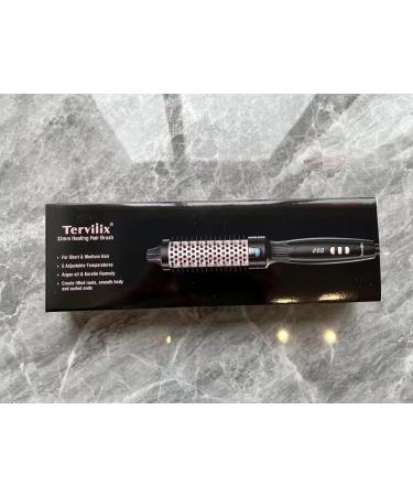 Buy Terviiiix 32mm Hot Hair Brush | Ceramic-Turmalin-Ion Volumizer for Loose Curls | 5 Temperatures Digital Display Dual Voltage - Buy Online on GoSupps.com