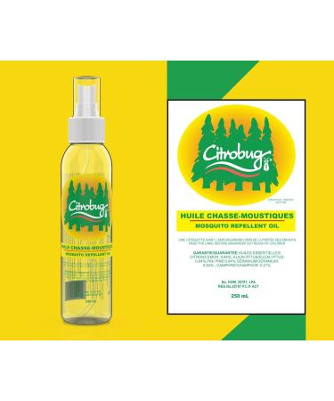 Citrobug - Essential Oils Based All Natural Mosquito/Insect Repellent (250ml) 125 ml (Pack of 1) Clear - Buy Online on GoSupps.com