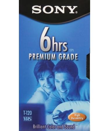 SONY 3T120VR 6hrs. EP T-120 VHS Tapes (3-Pack) - High-Quality Video Recording Tapes - Buy Online on GoSupps.com
